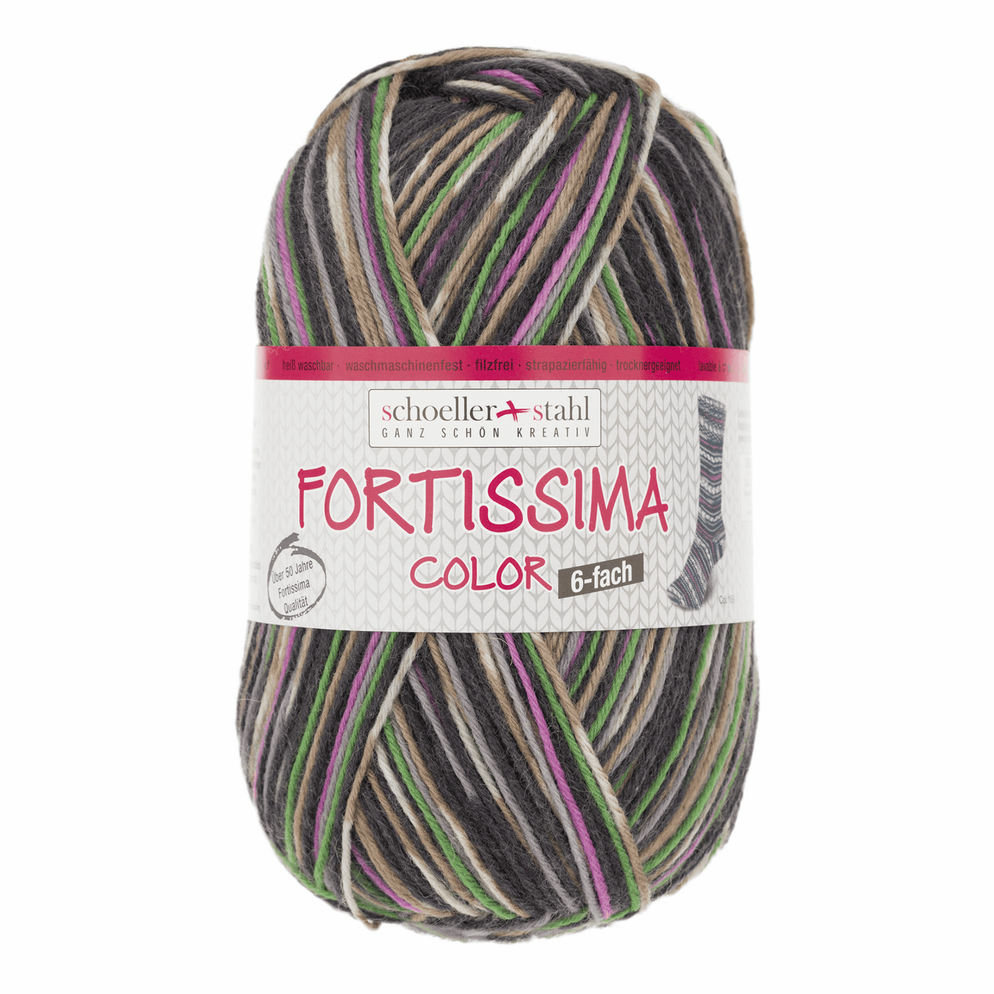 Schoeller + Stahl Fortissima 6fädig 150g color