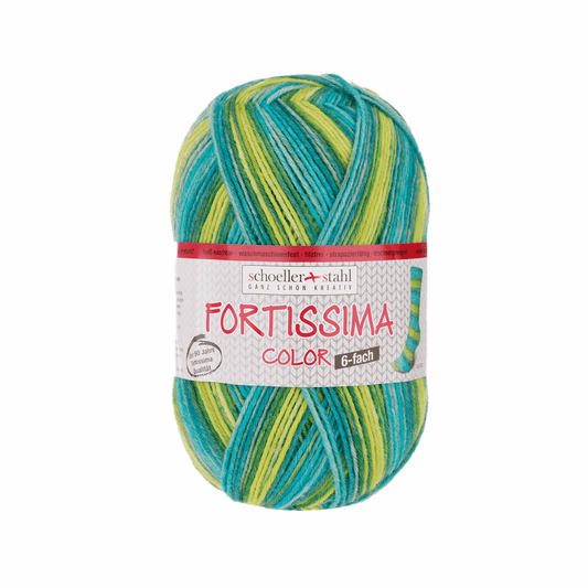 Fortissima 6-thread 150g color, 90008, color 200, dragonfly
