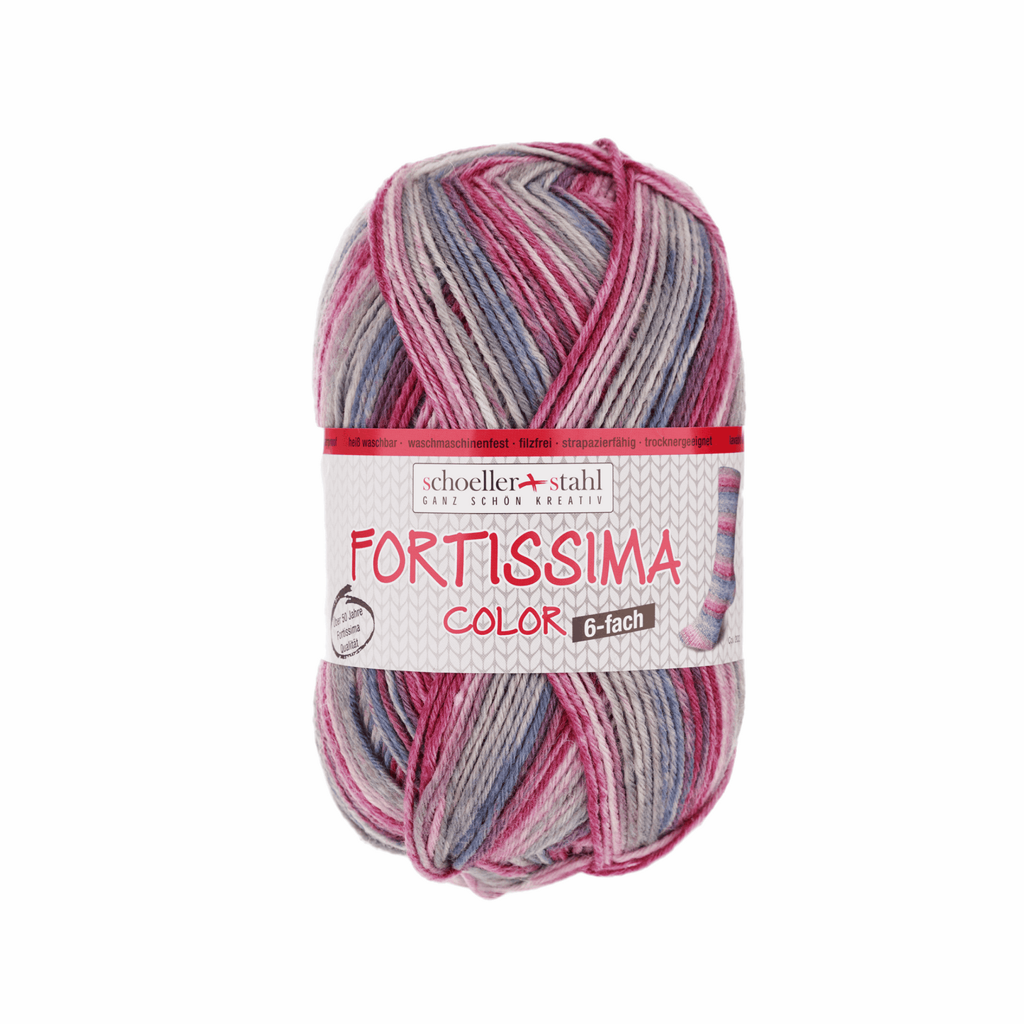 Fortissima 6f. 150g color, 90008, Farbe 202, erika