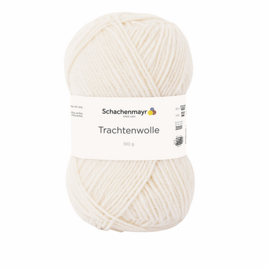 Traditional wool 100g, 90026, color 2, off-white