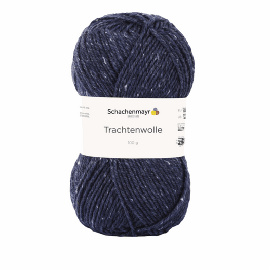 Trachtenwolle 100g, 90026, Farbe 53, jeans tweed