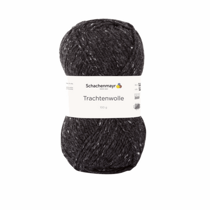 Traditional wool 100g, 90026, color 95, anthra tweed