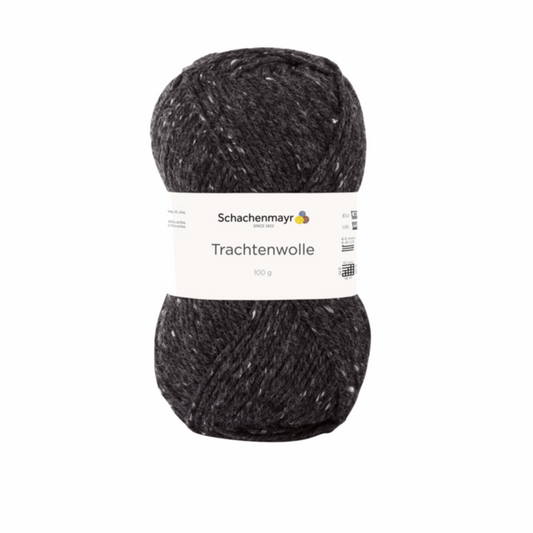 Trachtenwolle 100g, 90026, Farbe 95, anthra tweed