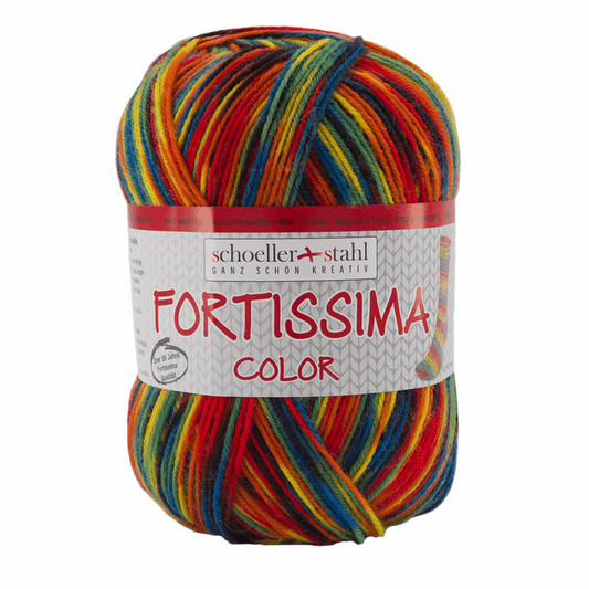 Fortissima socka 4fädig, 90028, Farbe 2405, kilt