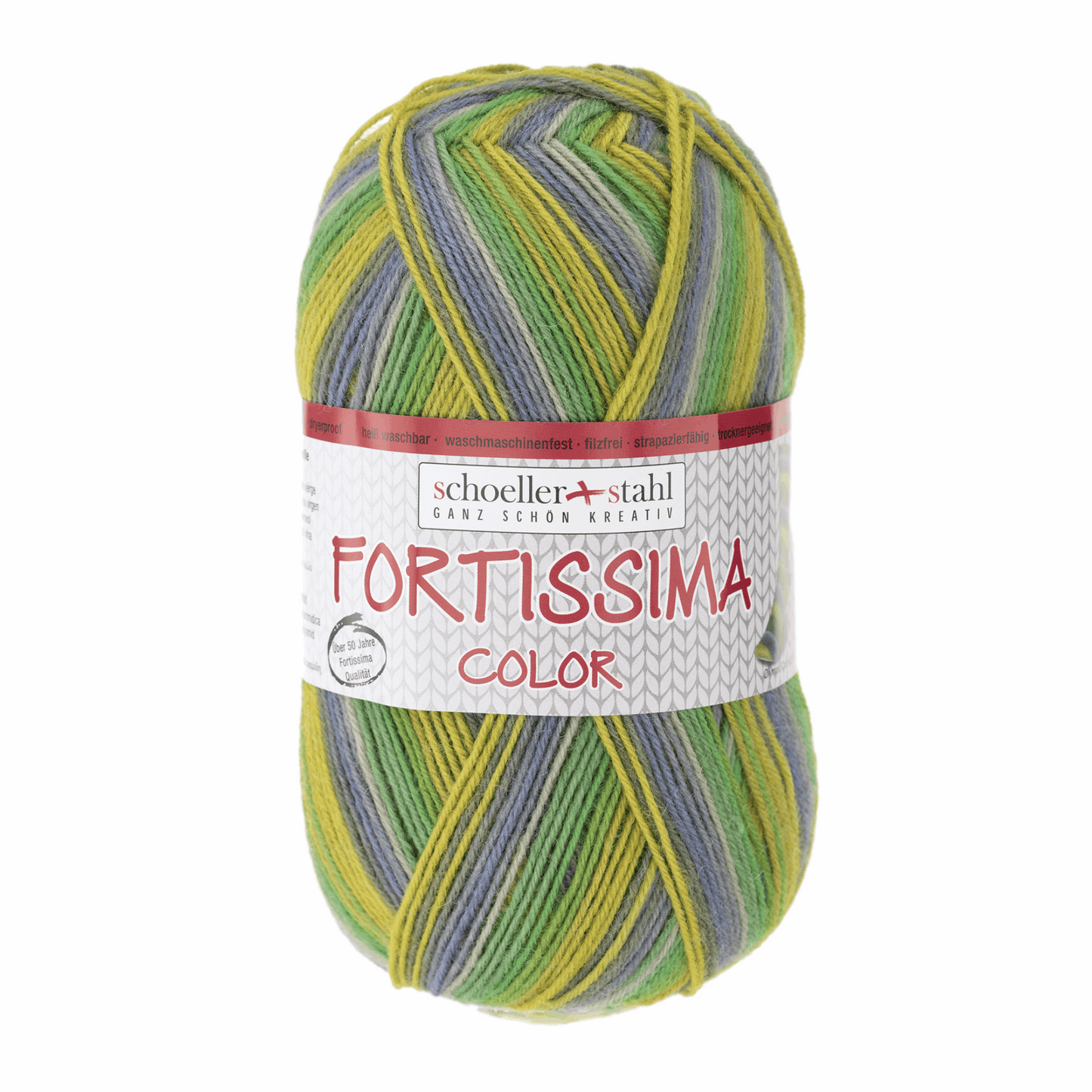 Fortissima socka 4fädrig color, 90028, Farbe 2429, kawagoe