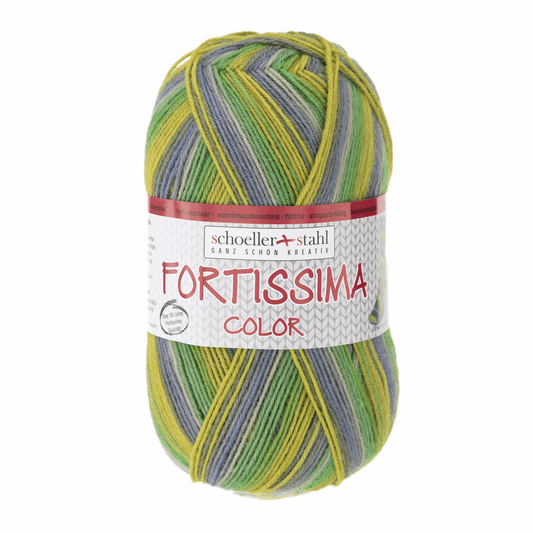 Fortissima socka 4fädig, 90028, Farbe 2429, kawagoe