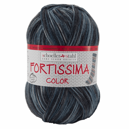 Fortissima socka 4fädig, 90028, Farbe 2445, stein