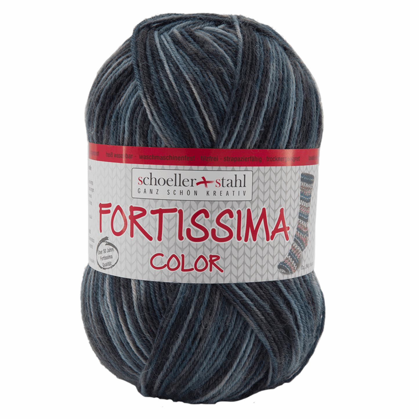 Schoeller + Stahl Fortissima socka 4fädig