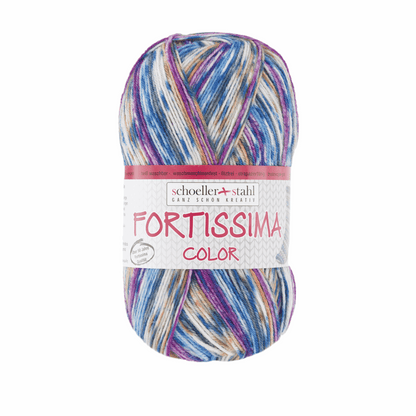 Fortissima socka 4fädig, 90028, Farbe 2481, hollunder