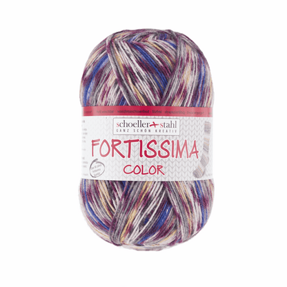 Fortissima socka 4-ply, 90028, color 2482, autumn leaves