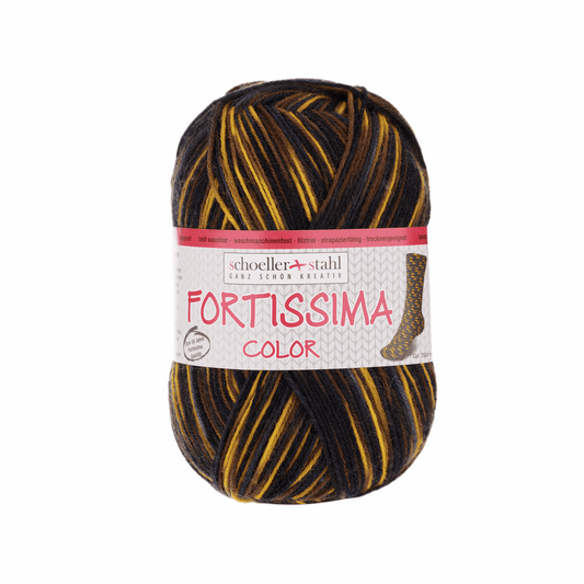 Fortissima socka 4-thread, 90028, color 2504, mineral