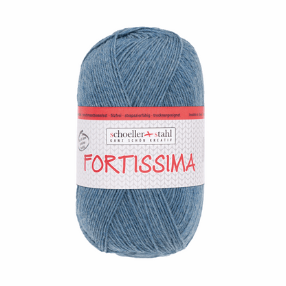 Fortissima socka 100, 90038, color 2033, jeans