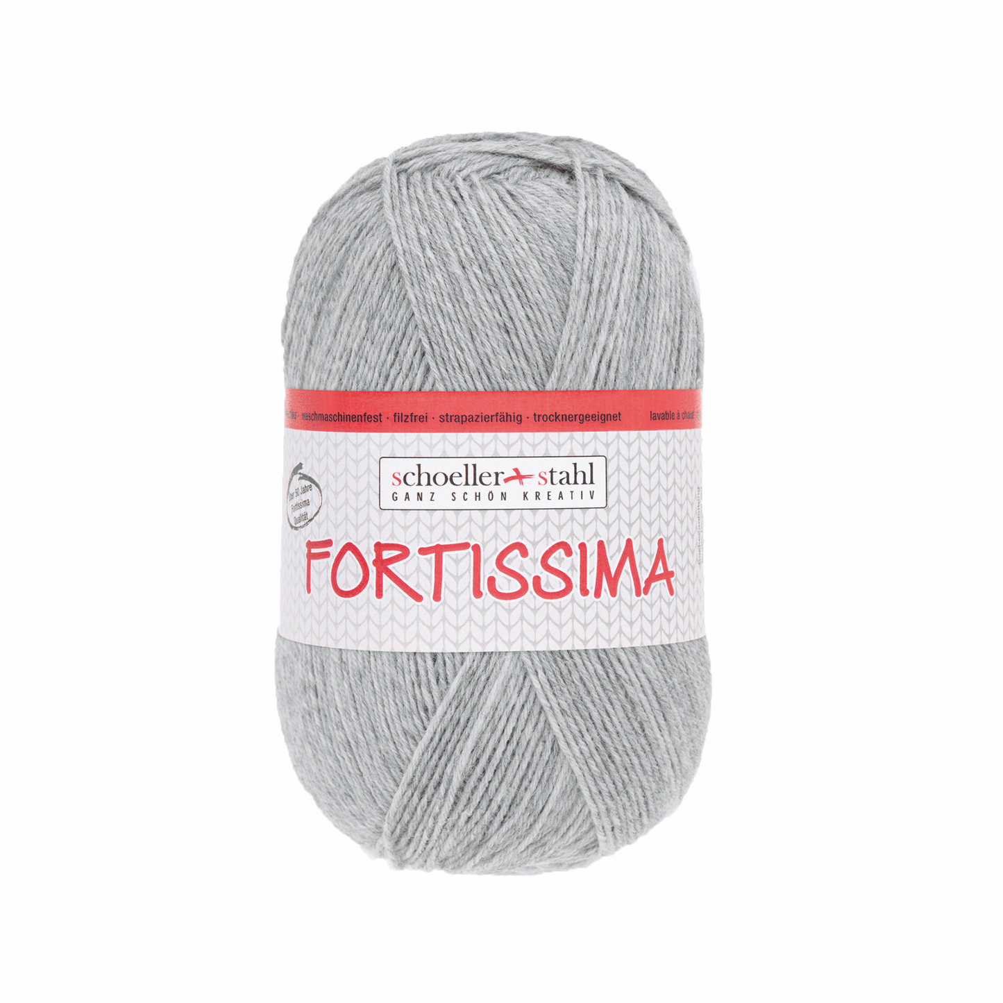 Fortissima socka 100, 90038, Farbe 2055, grau meliert