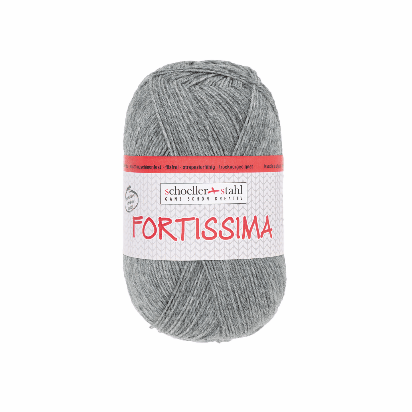 Fortissima socka 100, 90038, Farbe 2056, hellgraumel