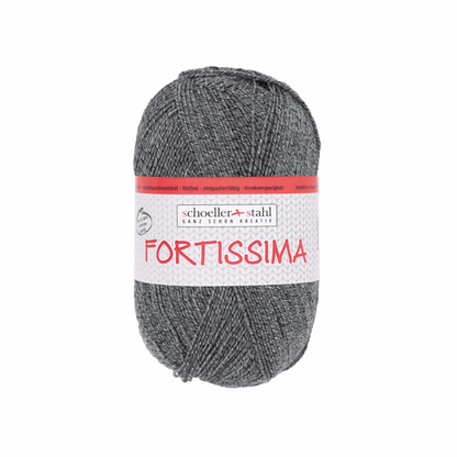 Fortissima socka 100, 90038, color 2062, mottled stone