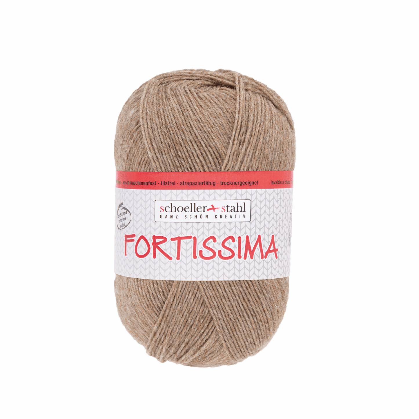 Fortissima socka 100, 90038, color 2072, mottled camel