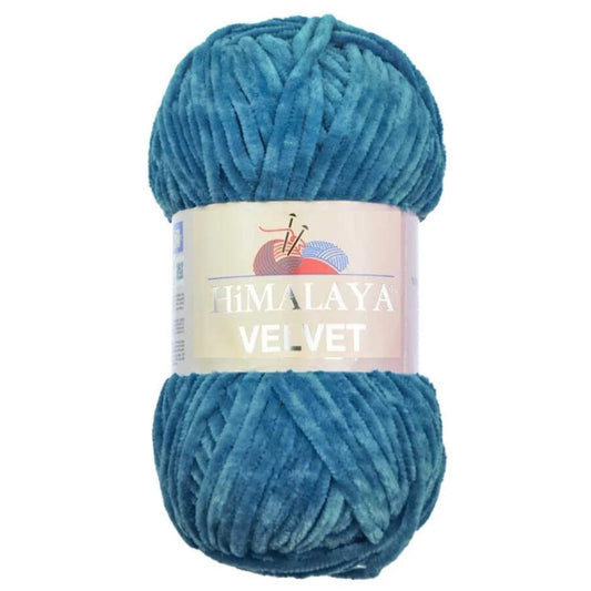 Himalaya Velvet Chenille, color Pacific blue 90041