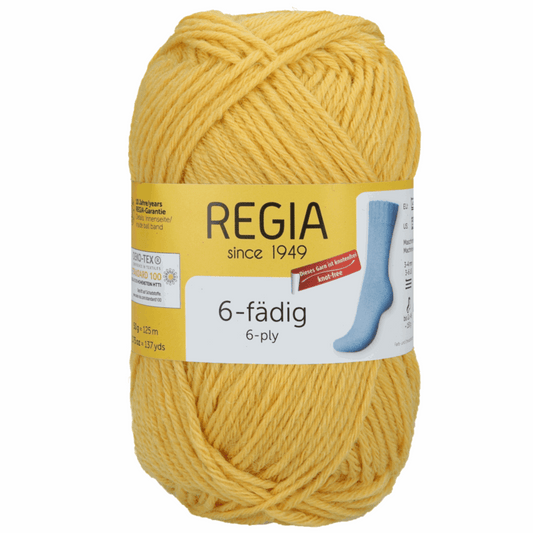 Regia 6-thread 50G, 90103, color banana 1049