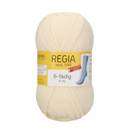 Regia 6-thread 50G, 90103, color natural 1992