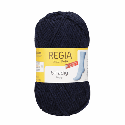 Regia 6-thread 50G, 90103, color marine 324