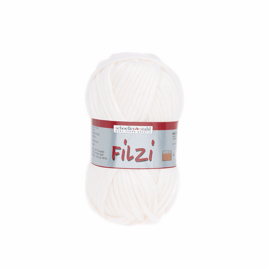 Filzi uni 50g, 90119, color 1, white