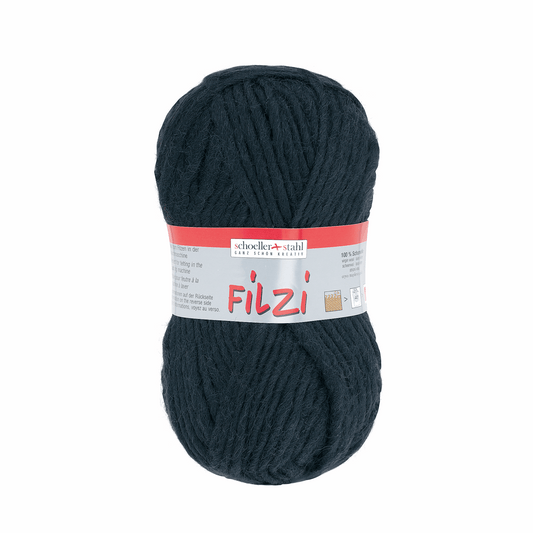 Filzi uni  50g, 90119, Farbe 2, schwarz