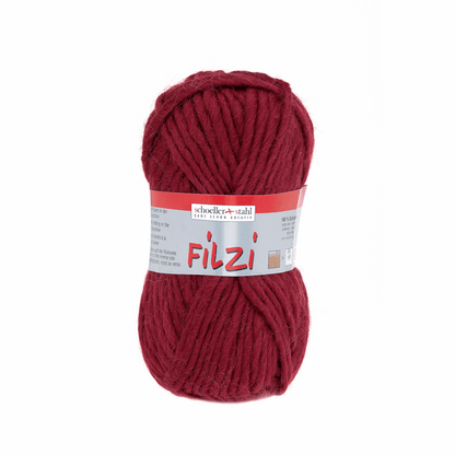 Filzi uni 50g, 90119, color 8, bordeaux