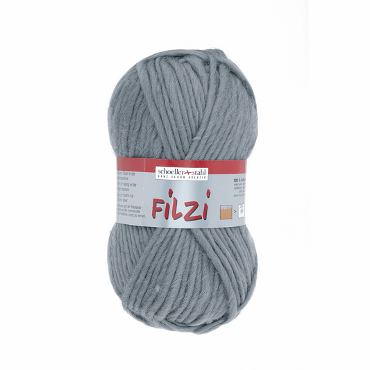 Filzi uni  50g, 90119, Farbe 20, grau