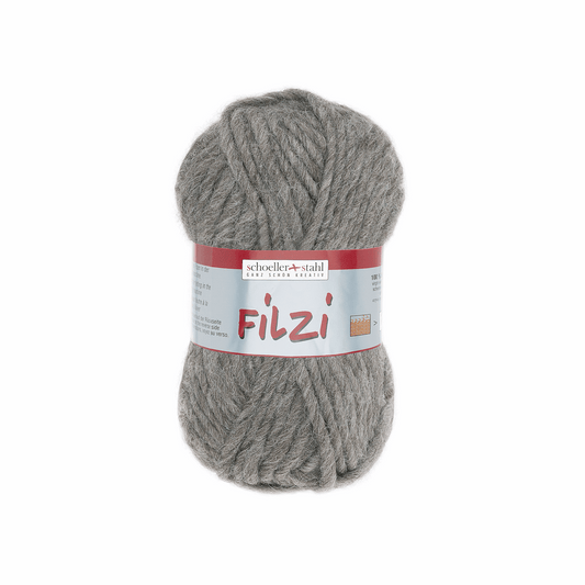 Filzi uni  50g, 90119, Farbe 35, braun meliert