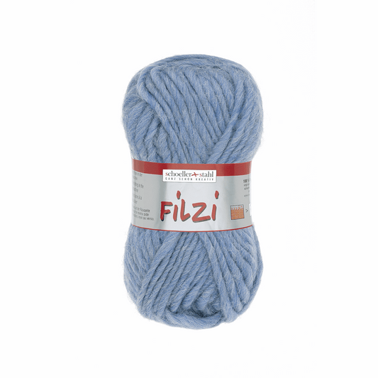 Filzi uni  50g, 90119, Farbe 38, jeans meliert