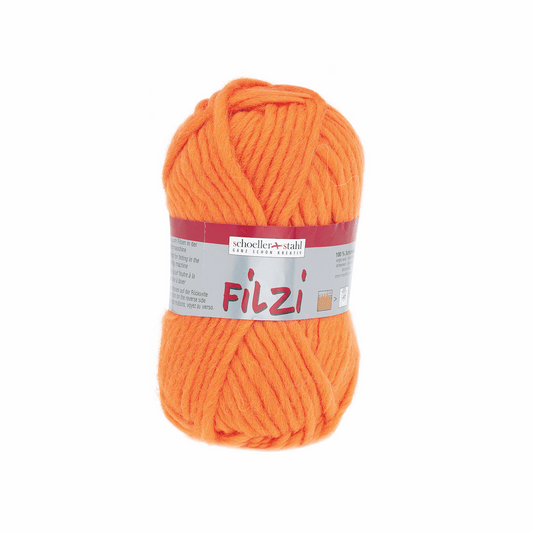 Filzi uni  50g, 90119, Farbe 47, mandarine