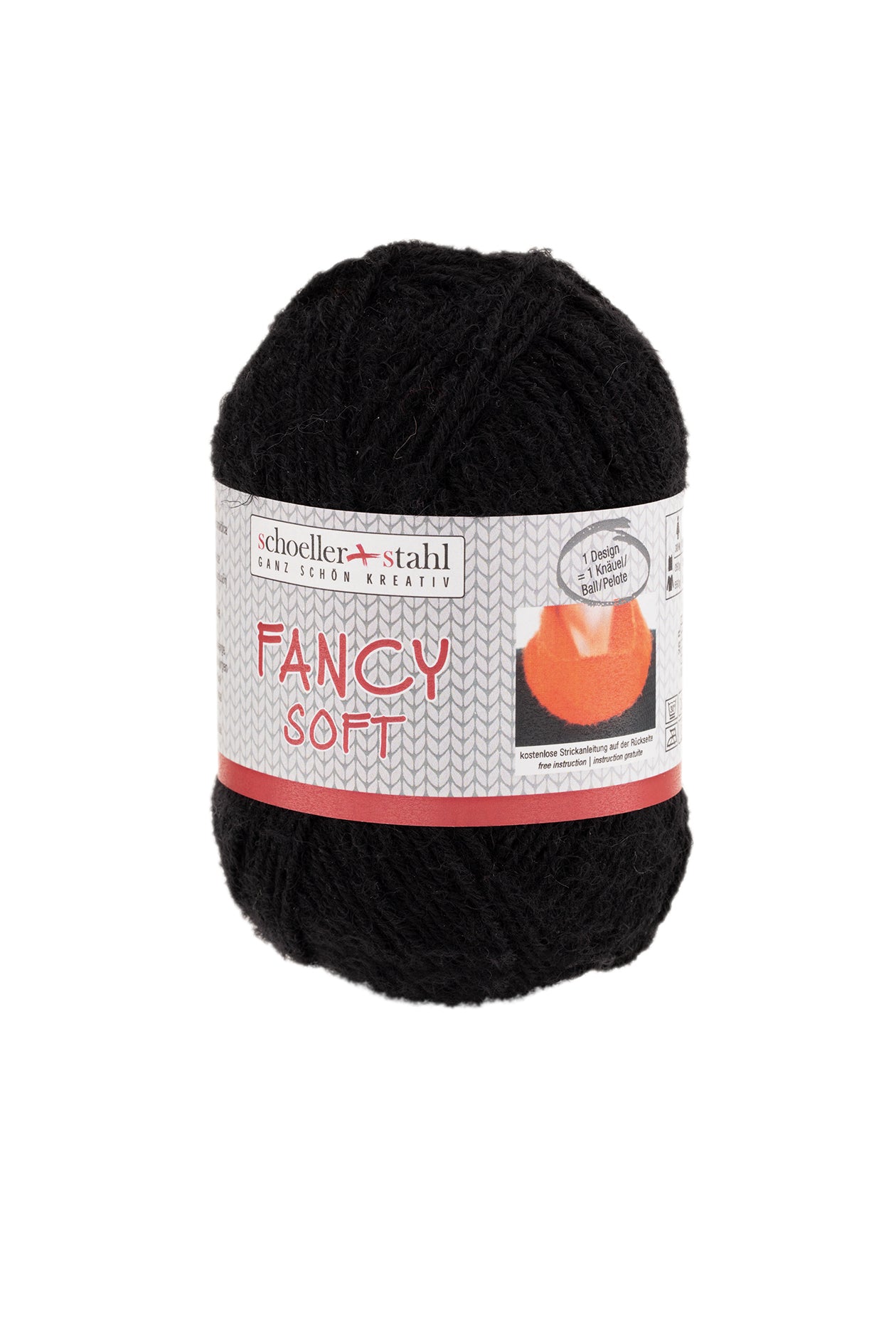 Fancy Soft  50g, 90233, Farbe 5, schwarz