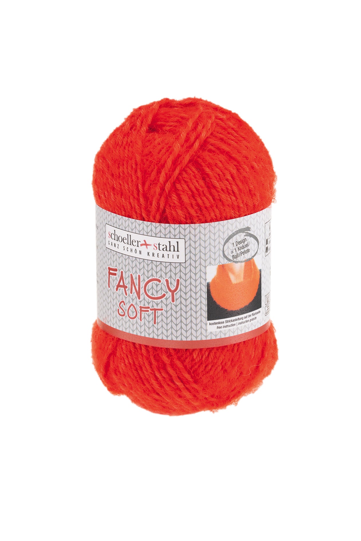 Fancy Soft  50g, 90233, Farbe 7, rot