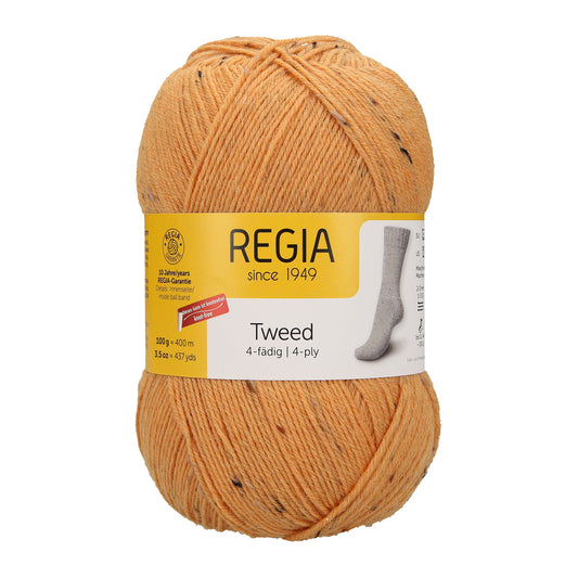 Regia 4fädig 100g tweed, 90246, Farbe 22, gold tweed