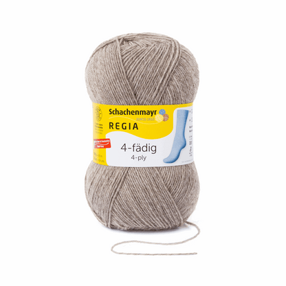 Regia 4-thread 100g, plain, 90268, color 2070, mottled wood