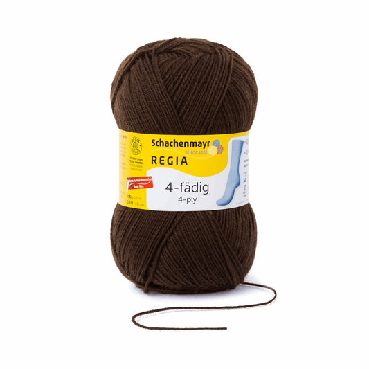 Regia 4-ply 100g, plain, 90268, color 2905, mocha