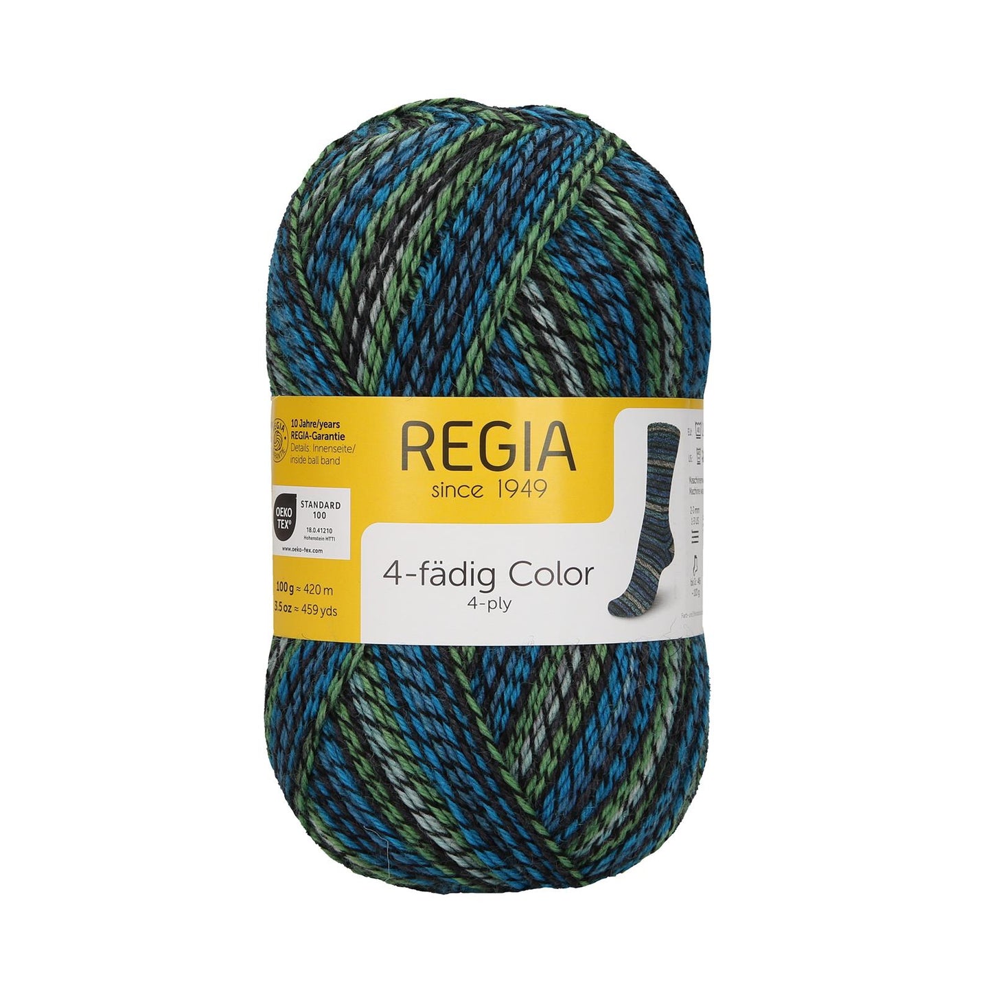 Regia 4-ply 100g, color dew color 4137, 90269