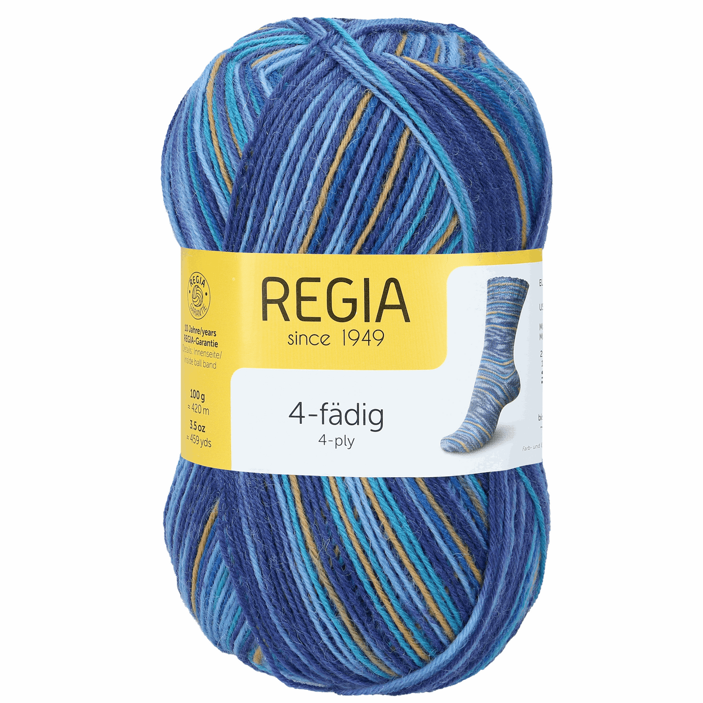 Regia 4-ply 100g, 90269, color 1304, sauna color
