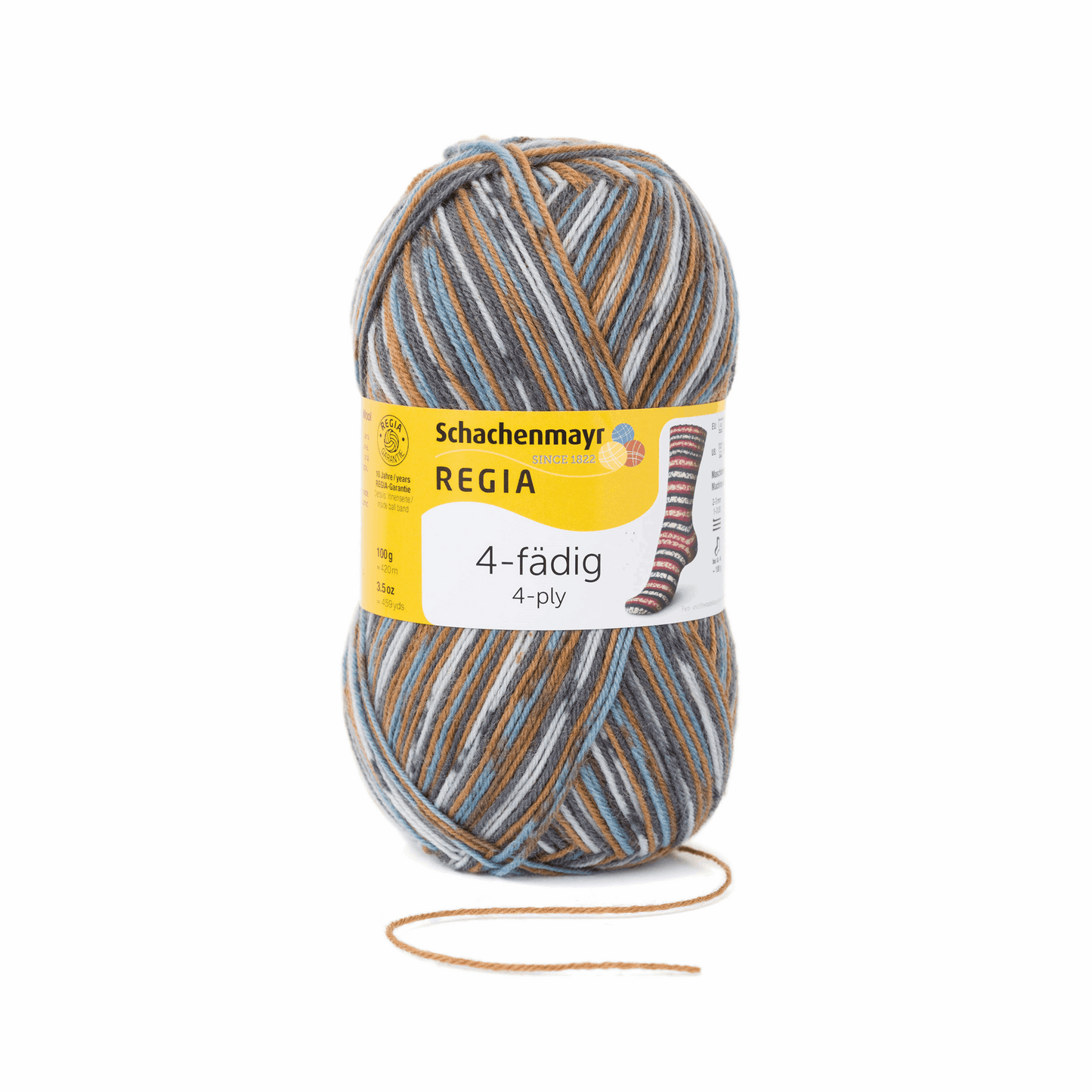 Regia 4-ply 100g, 90269, color 7710, icicles