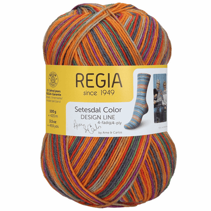 Regia design line 100g, 90270, Farbe 3828, evje color