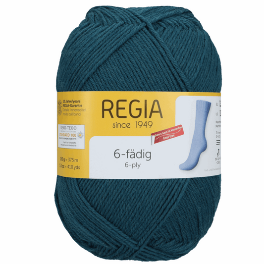 Regia 6fädig 150g, 90275, Farbe 1047, petrol