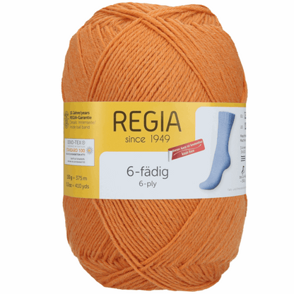 Regia 6fädig 150g, 90275, Farbe 1054, kürbis