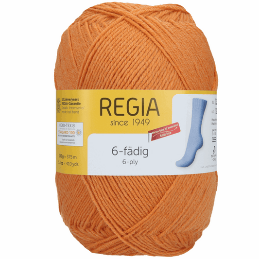 Regia 6-thread 150g, 90275, color 1054, pumpkin