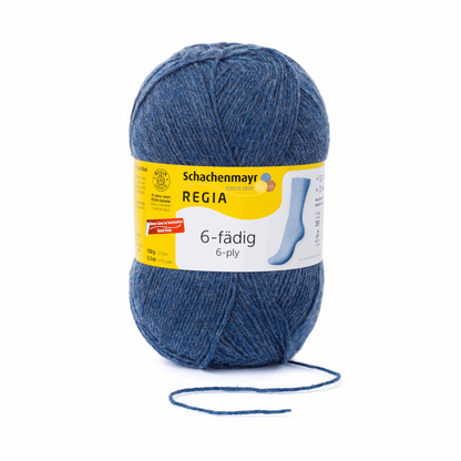 Regia 6fädig 150g, 90275, Farbe 2137, jeans meliert