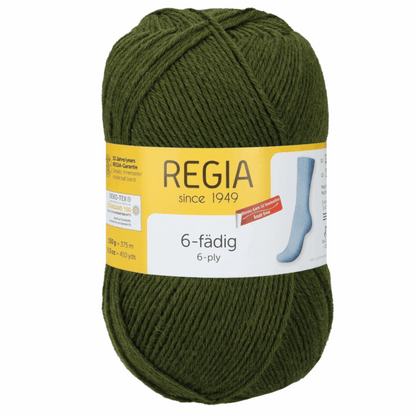 Regia 6fädig 150g, 90275, Farbe 320, moos