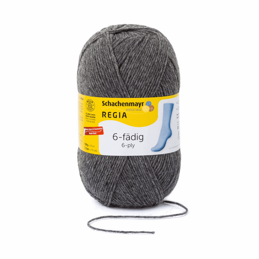 Regia 6-thread 150g, 90275, color 44, medium gray