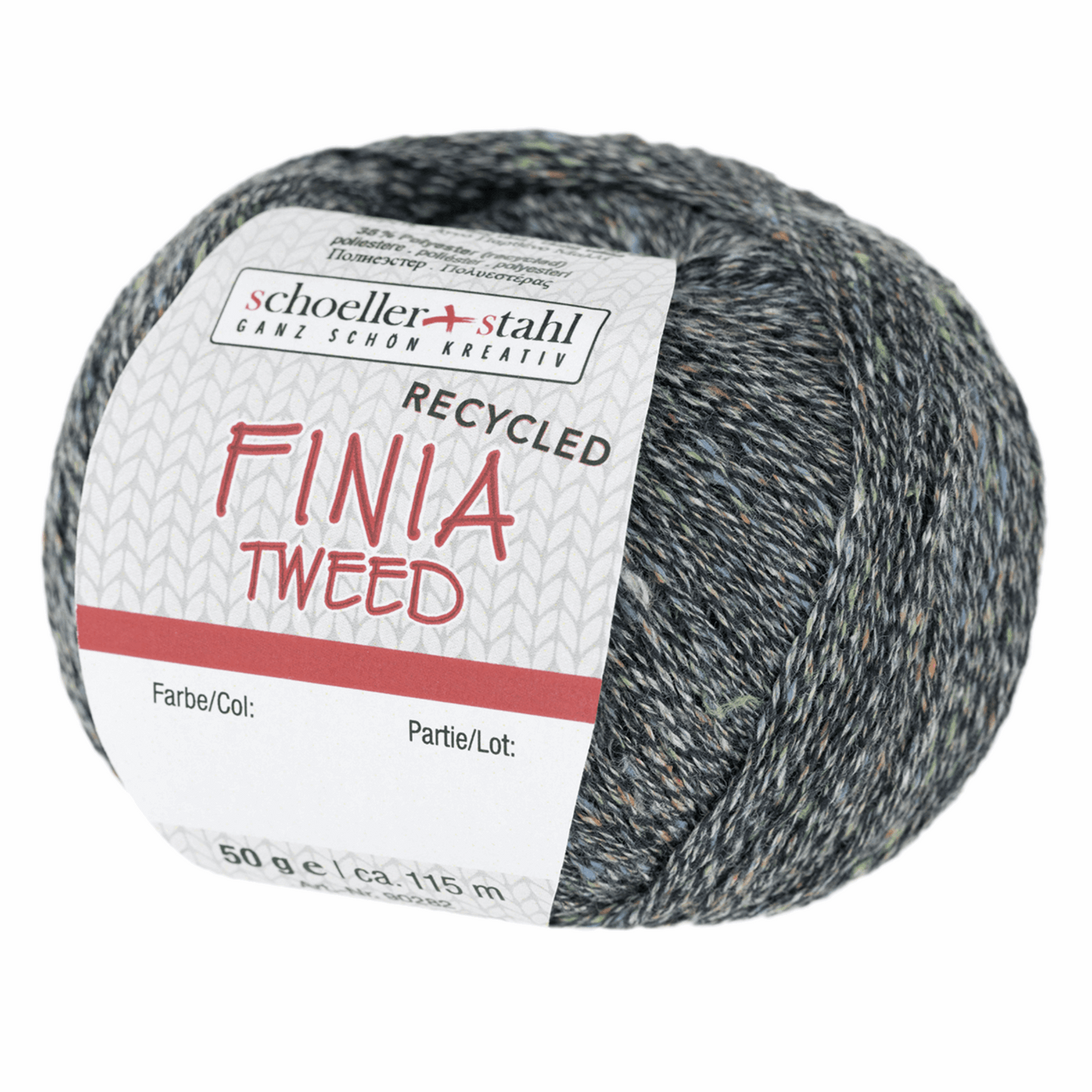 Finia tweed 50g recycled, 90282, Farbe 4, dunkelblau