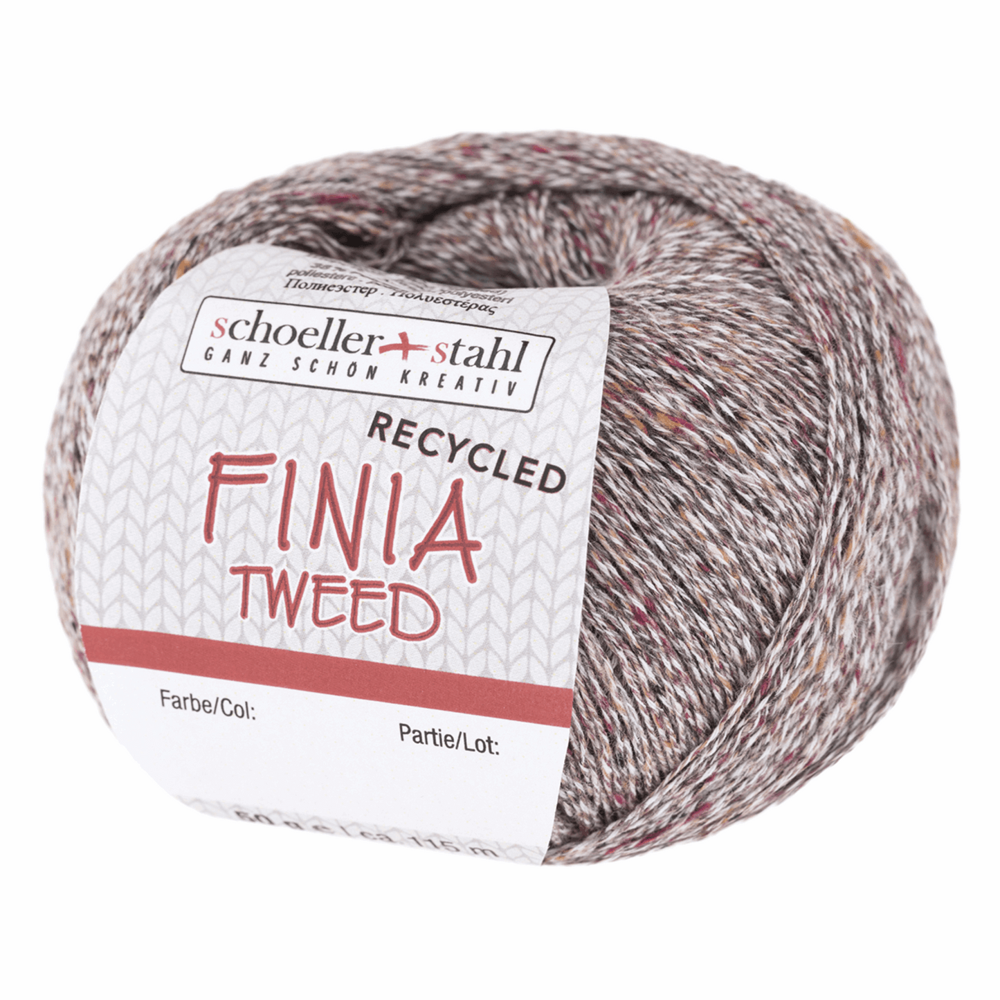 Finia tweed 50g recycled, 90282, Farbe 6, quarz