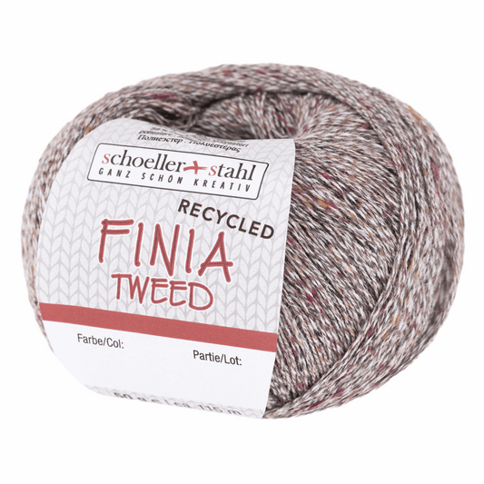 Finia tweed 50g recycled, 90282, color 6, quartz