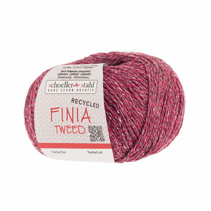 Finia tweed 50g recycled, 90282, color 10, pink